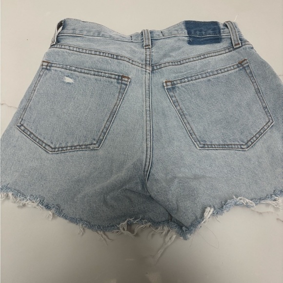 Abercrombie and fitch Distressed Denim Shorts size 25 - Picture 2 of 3